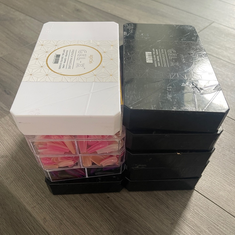10 boxes of Apres’ Gel X Nail Extensions